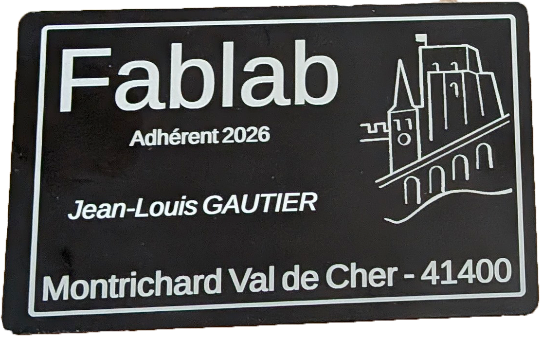 Carte de visite métal